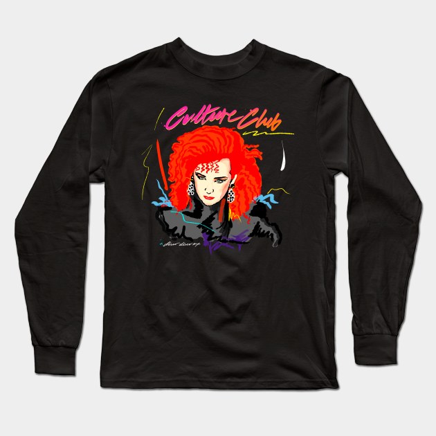 CULTURE CLUB 80S RETRO STYLE Long Sleeve T-Shirt by DISCO DISCO MX